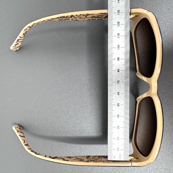 Coach Sunglasses Georgette S497 Tortoise Frames Scratches